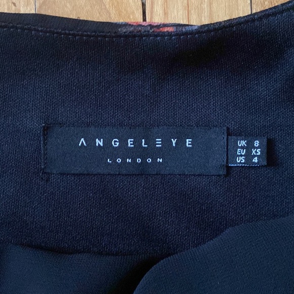 ANGELEYE LONDON BLACK FLORAL DRESS - Picture 2 of 5